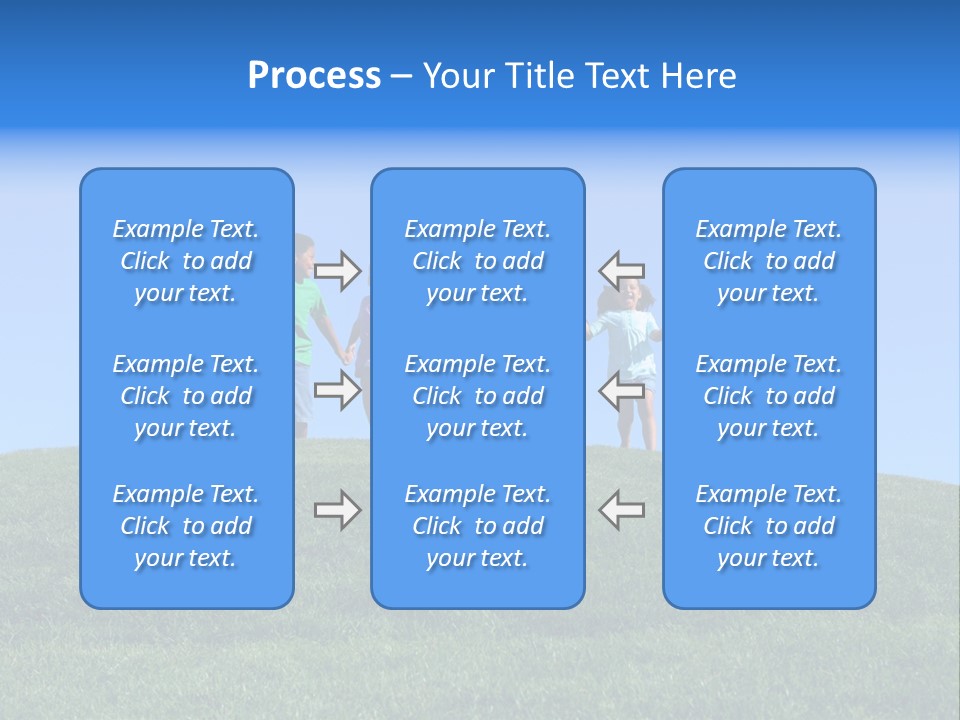 Clear Sky Childhood Playful PowerPoint Template