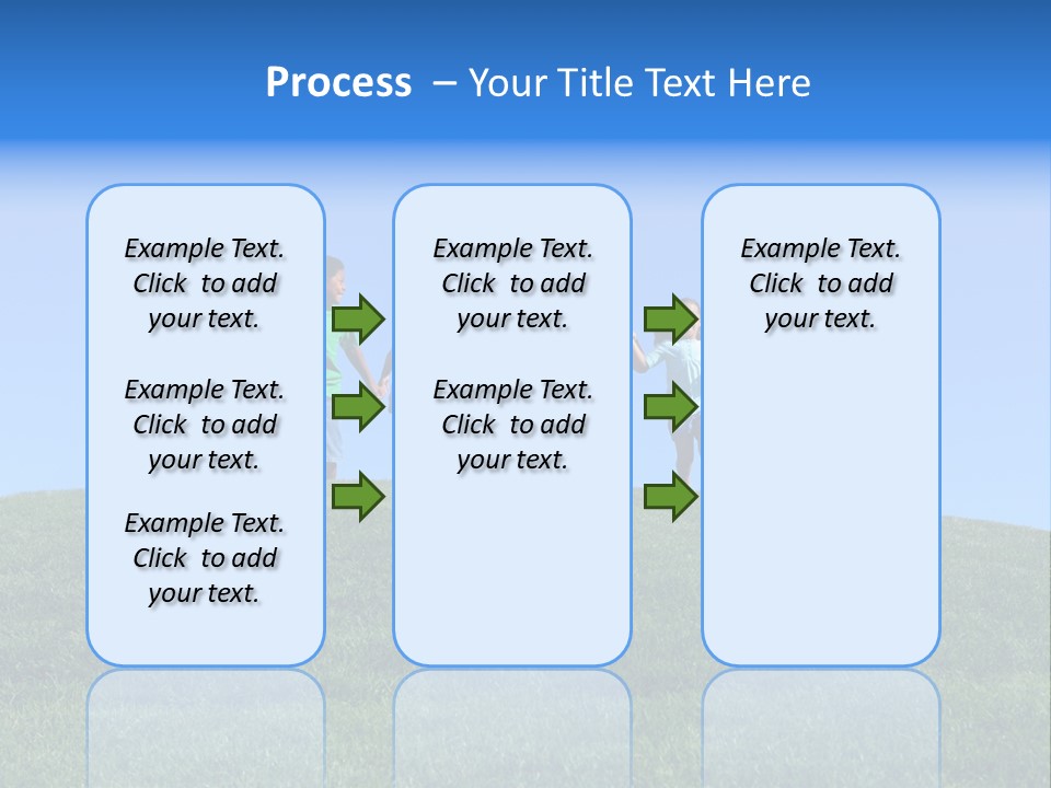 Clear Sky Childhood Playful PowerPoint Template