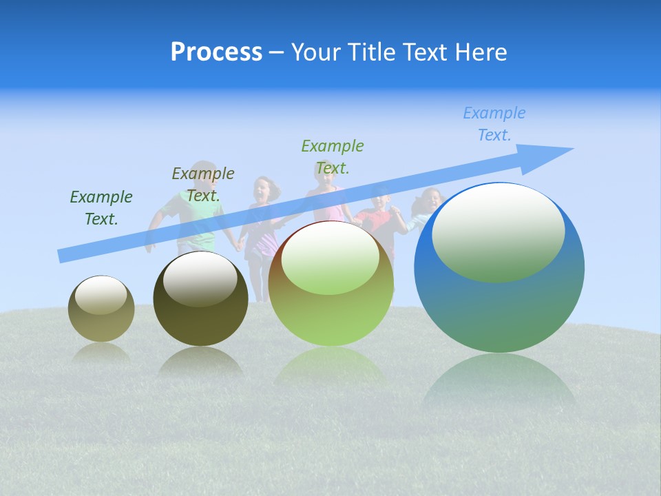 Clear Sky Childhood Playful PowerPoint Template