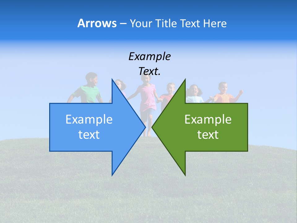 Clear Sky Childhood Playful PowerPoint Template