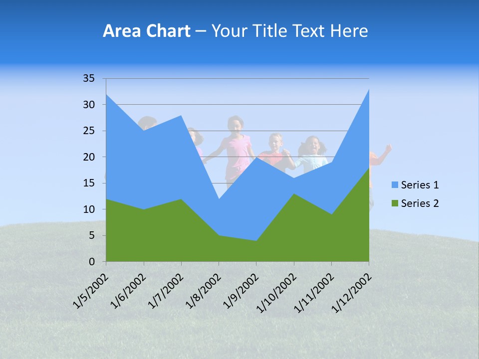 Clear Sky Childhood Playful PowerPoint Template