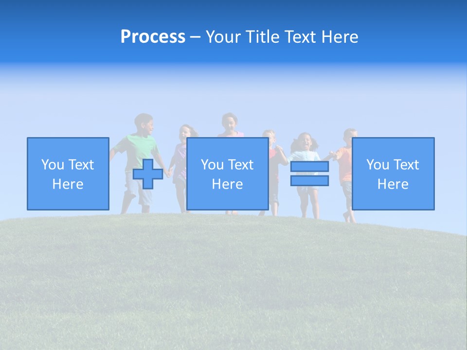 Clear Sky Childhood Playful PowerPoint Template