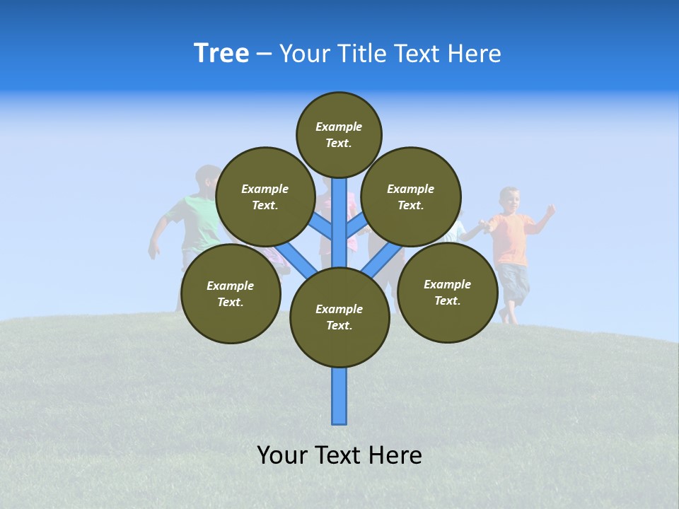 Clear Sky Childhood Playful PowerPoint Template