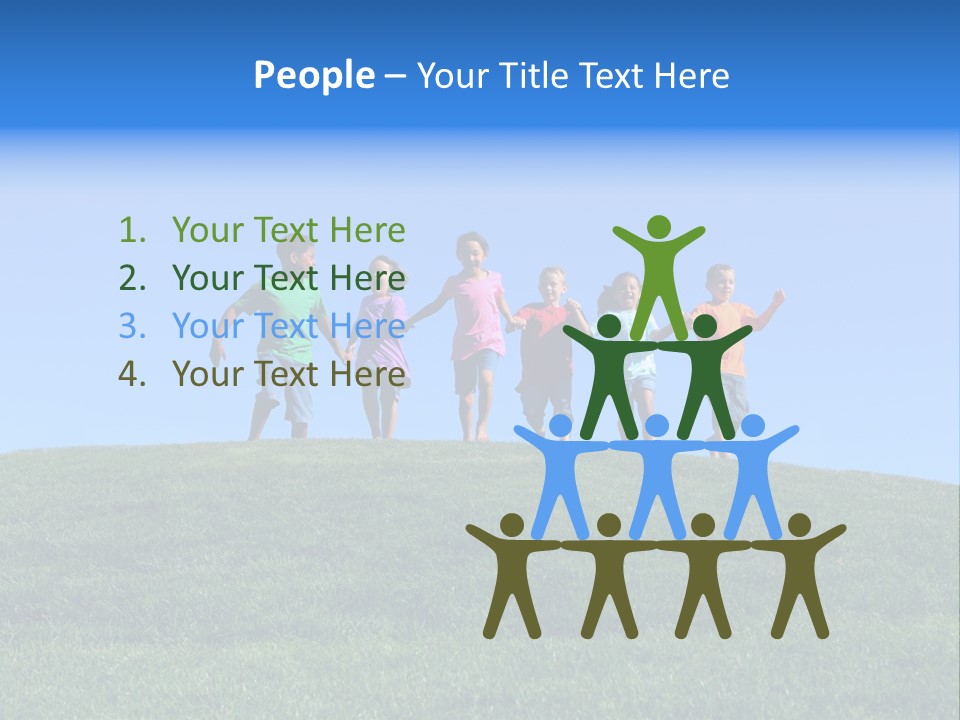 Clear Sky Childhood Playful PowerPoint Template