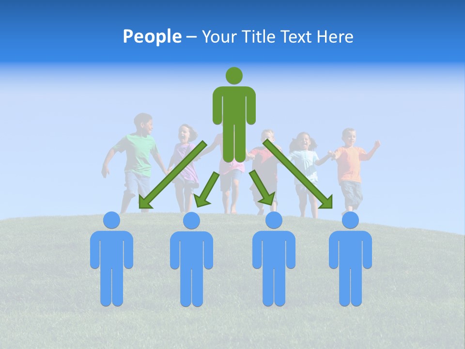 Clear Sky Childhood Playful PowerPoint Template