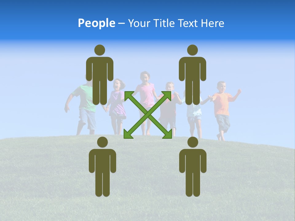 Clear Sky Childhood Playful PowerPoint Template