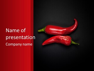 Heat Pepper Green PowerPoint Template