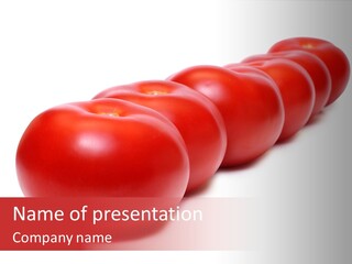 Juicy Closeup Color PowerPoint Template