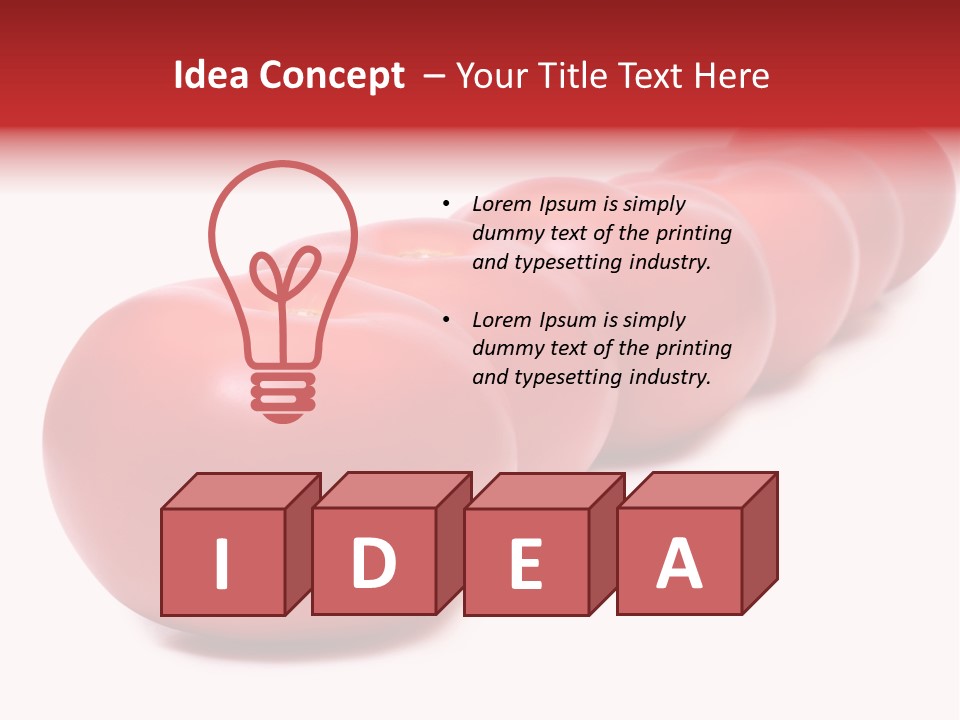 Juicy Closeup Color PowerPoint Template