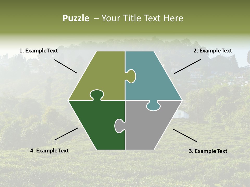 Fresh Agricultural Scene PowerPoint Template