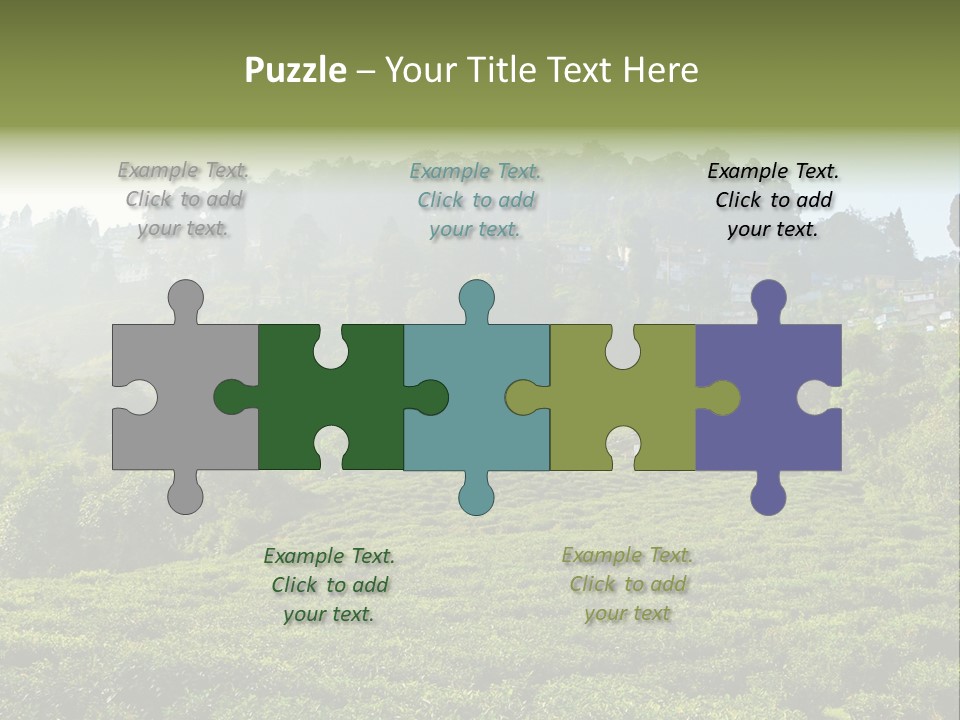 Fresh Agricultural Scene PowerPoint Template