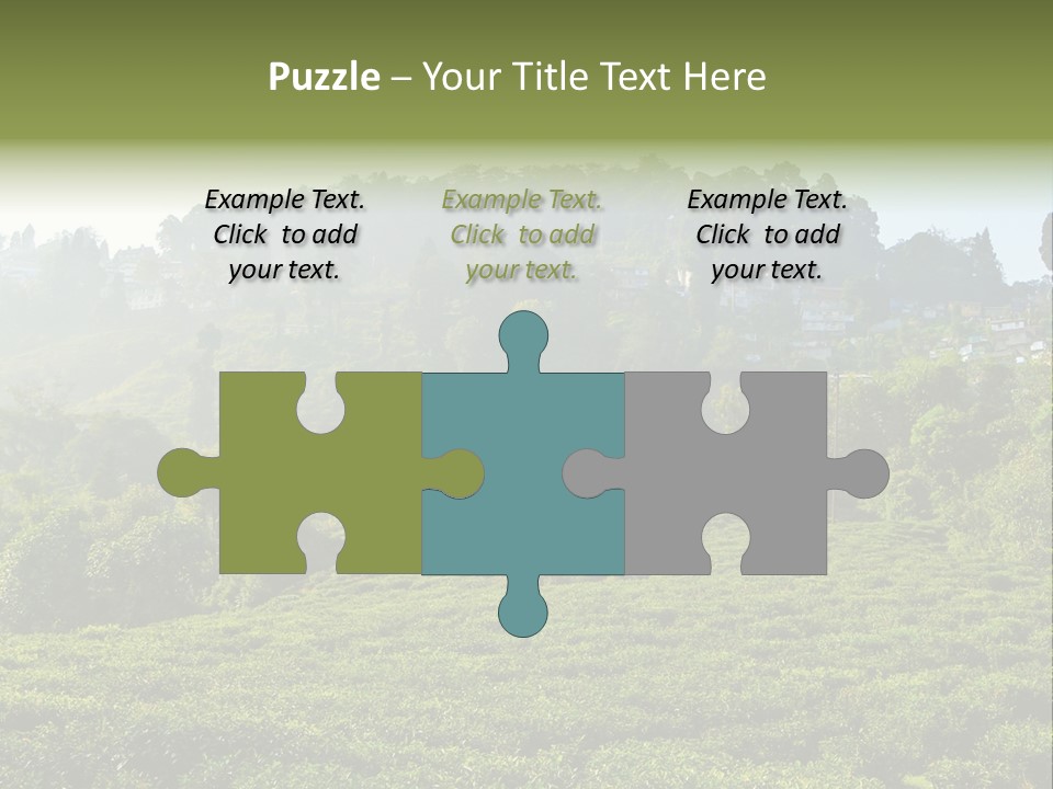 Fresh Agricultural Scene PowerPoint Template