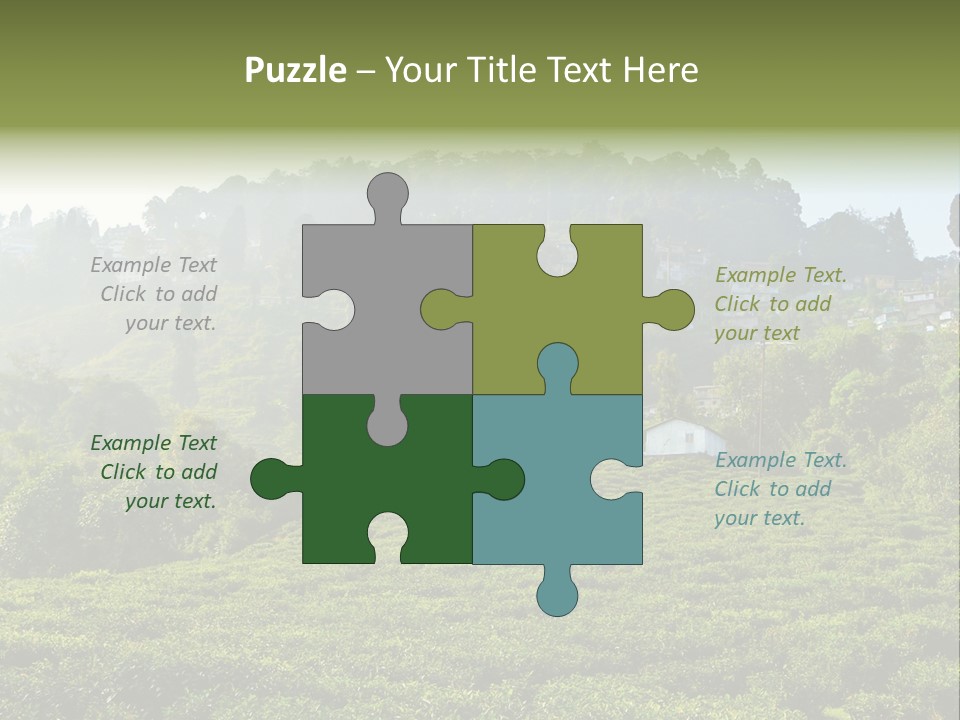 Fresh Agricultural Scene PowerPoint Template