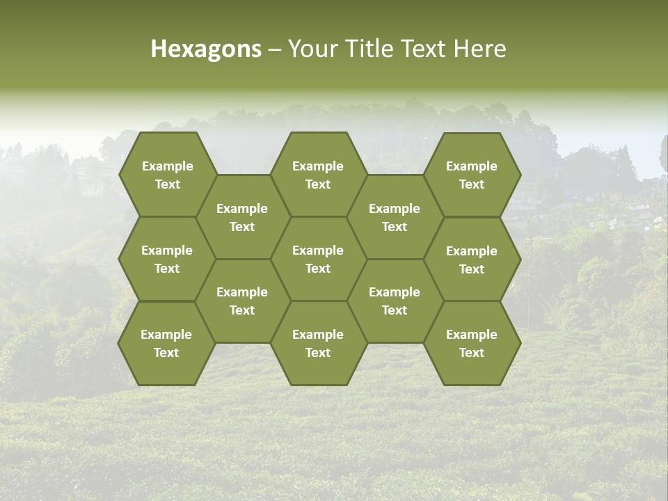 Fresh Agricultural Scene PowerPoint Template