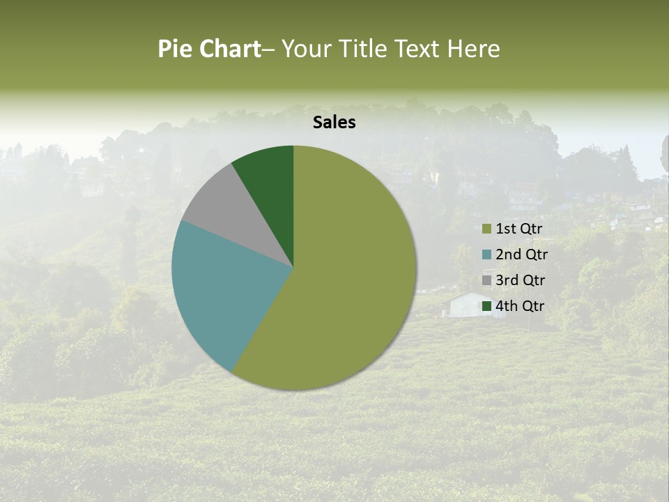 Fresh Agricultural Scene PowerPoint Template