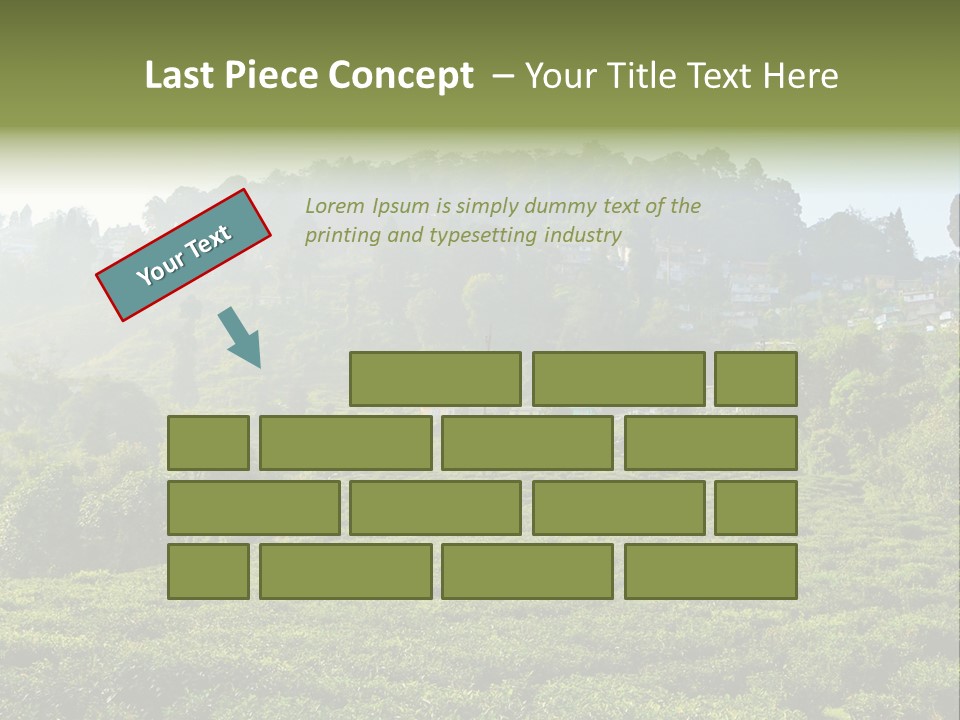 Fresh Agricultural Scene PowerPoint Template