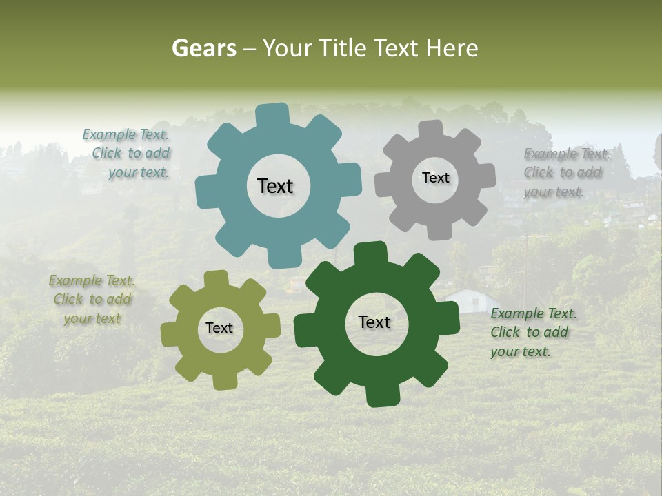 Fresh Agricultural Scene PowerPoint Template