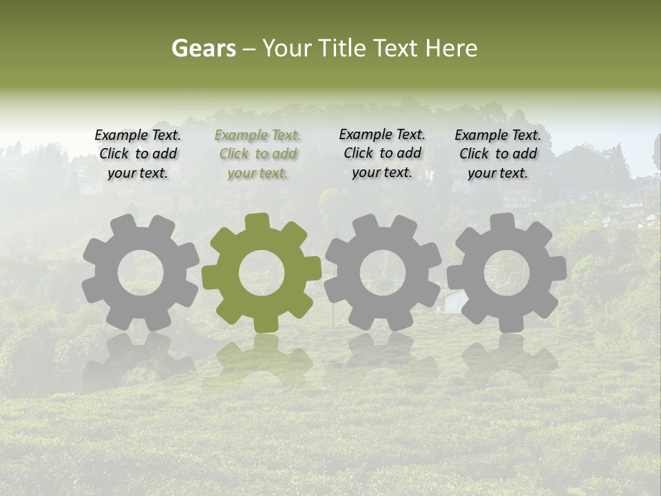 Fresh Agricultural Scene PowerPoint Template