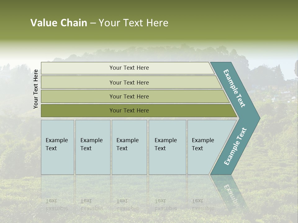 Fresh Agricultural Scene PowerPoint Template