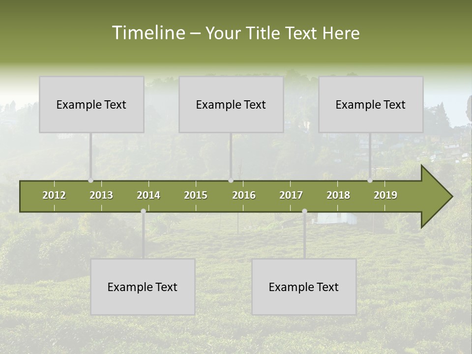 Fresh Agricultural Scene PowerPoint Template
