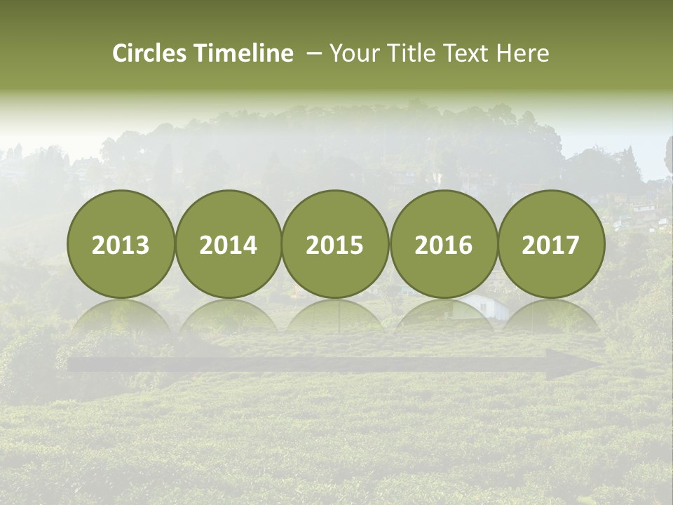 Fresh Agricultural Scene PowerPoint Template