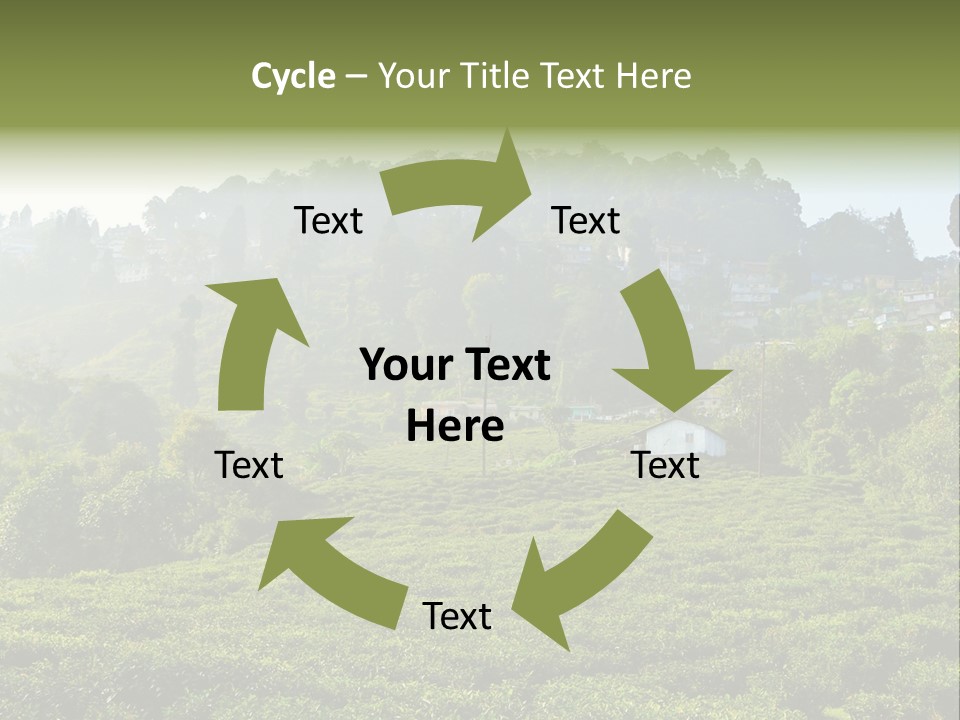 Fresh Agricultural Scene PowerPoint Template