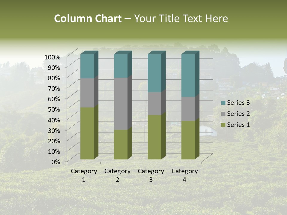 Fresh Agricultural Scene PowerPoint Template