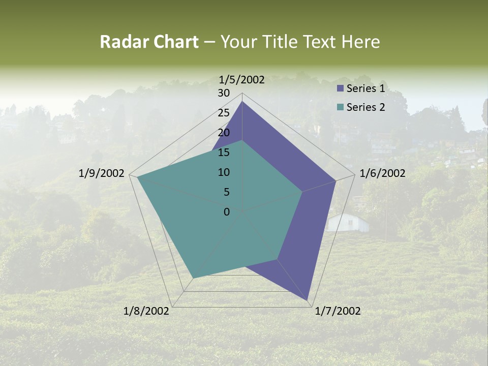 Fresh Agricultural Scene PowerPoint Template