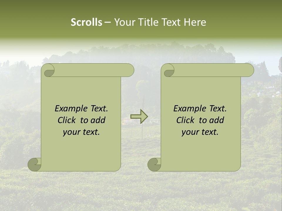 Fresh Agricultural Scene PowerPoint Template