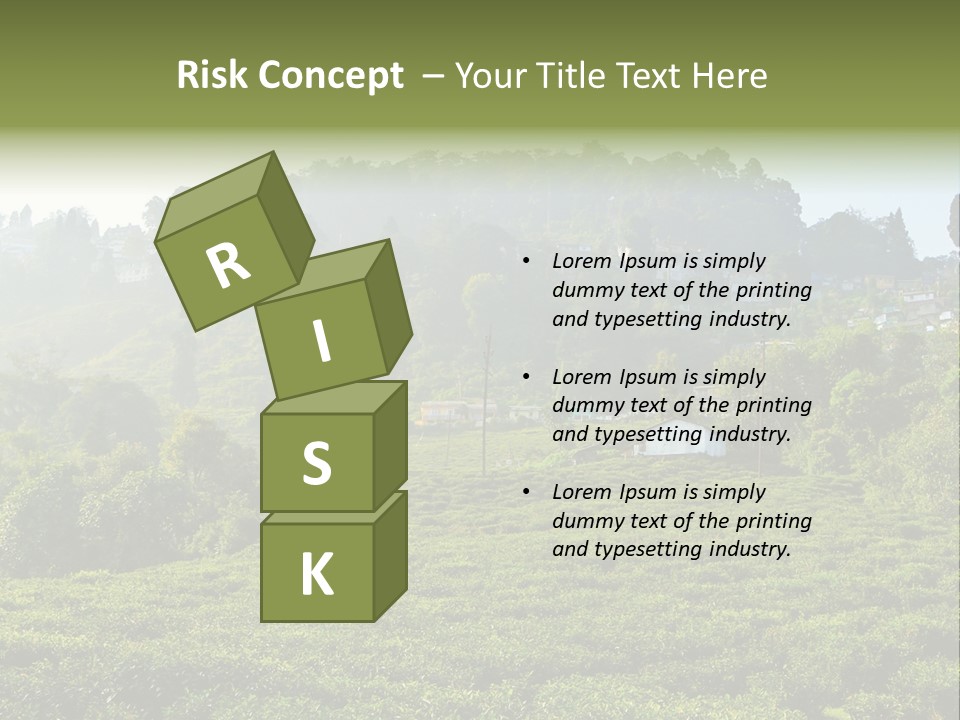 Fresh Agricultural Scene PowerPoint Template