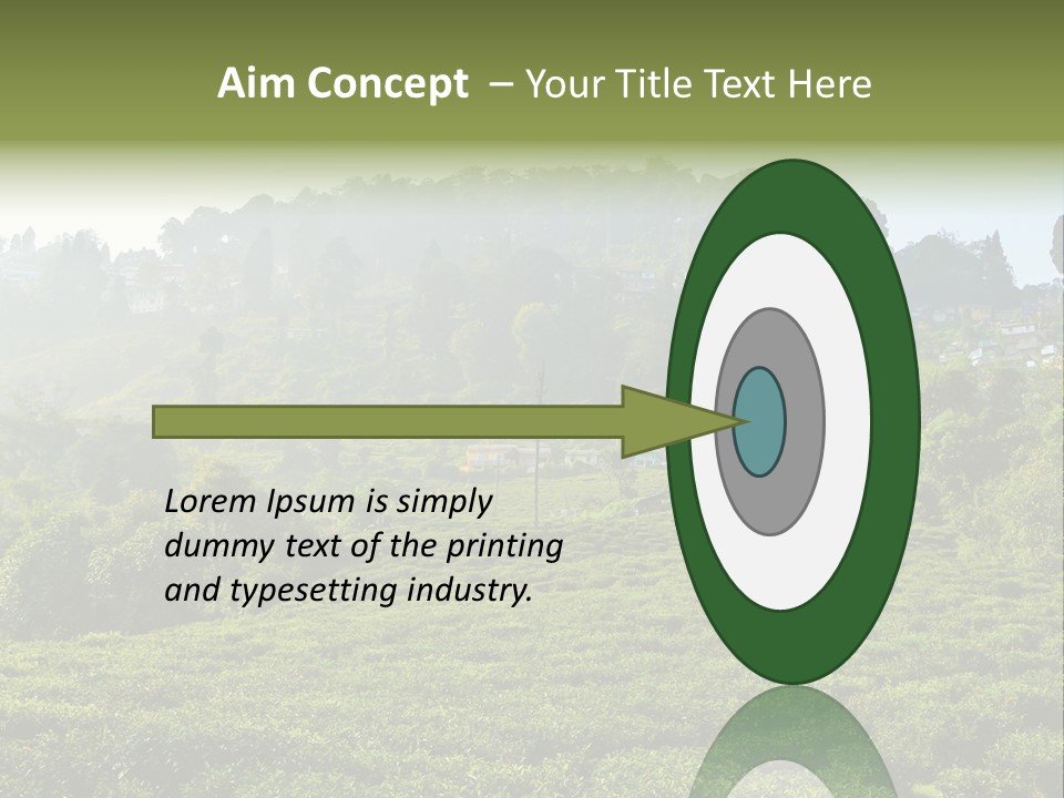 Fresh Agricultural Scene PowerPoint Template