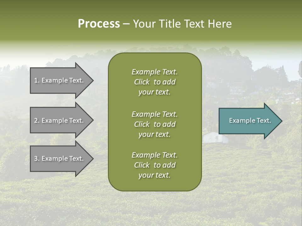 Fresh Agricultural Scene PowerPoint Template