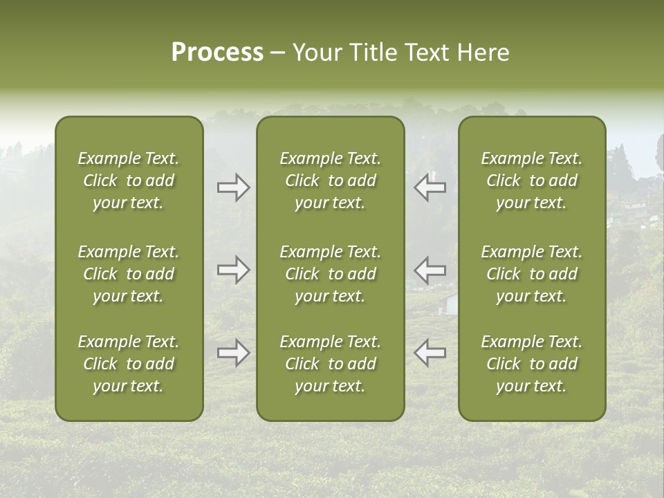 Fresh Agricultural Scene PowerPoint Template