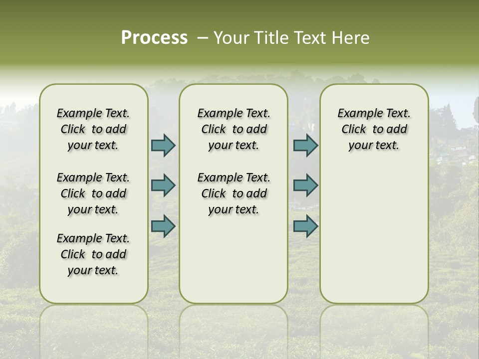 Fresh Agricultural Scene PowerPoint Template