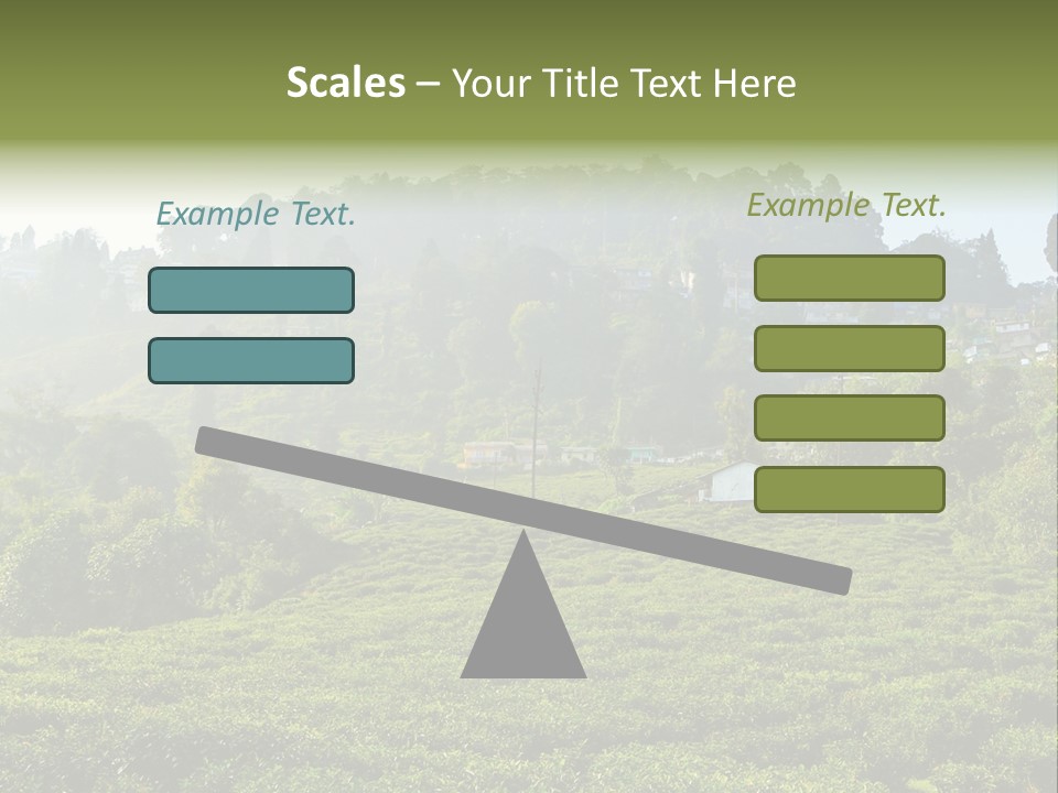 Fresh Agricultural Scene PowerPoint Template
