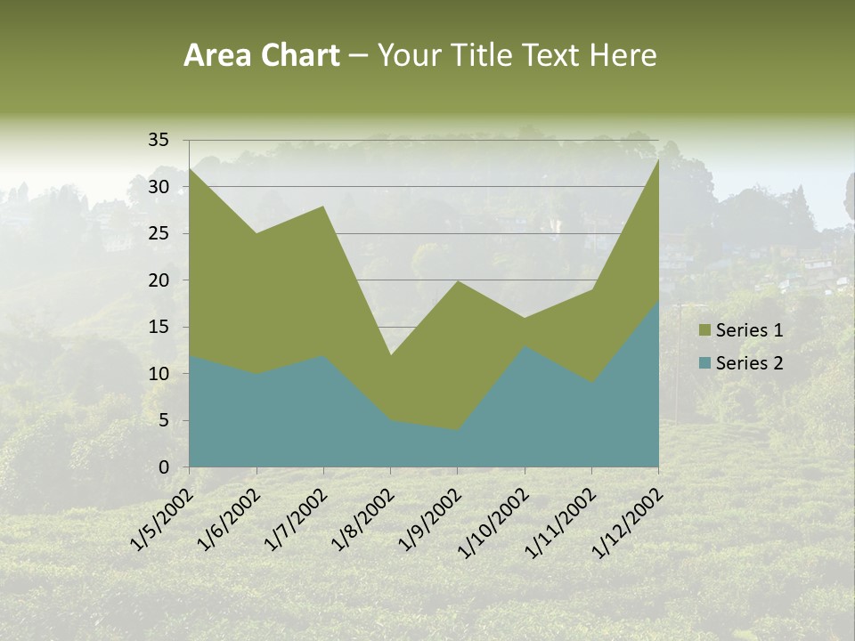 Fresh Agricultural Scene PowerPoint Template