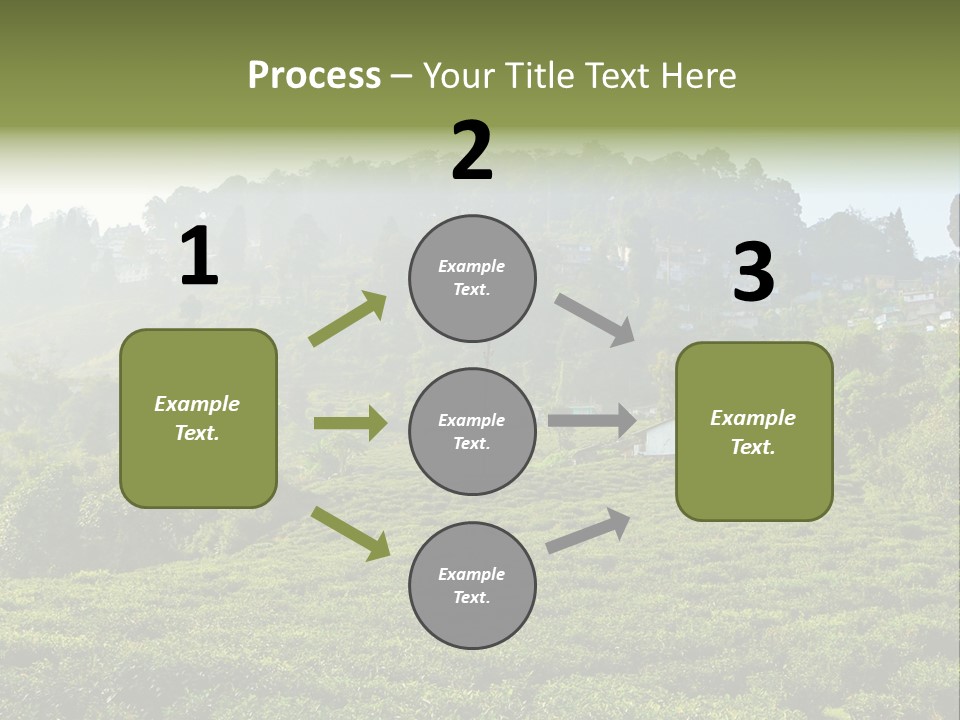 Fresh Agricultural Scene PowerPoint Template