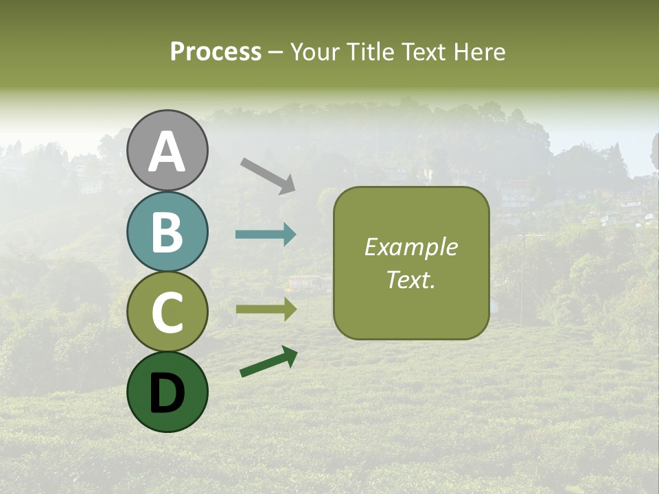 Fresh Agricultural Scene PowerPoint Template