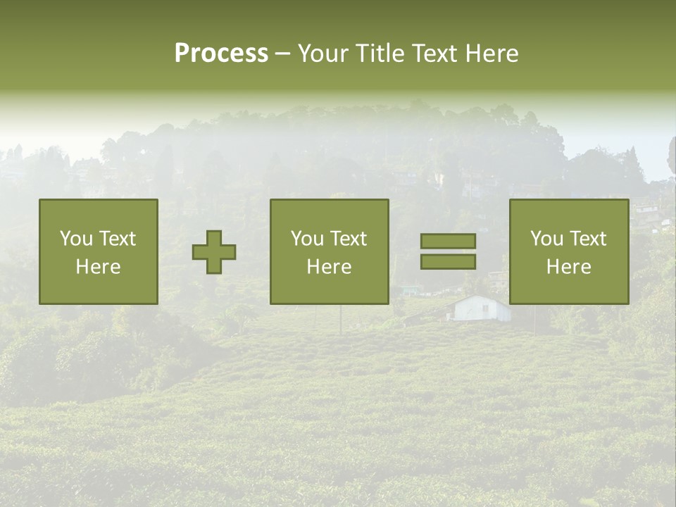 Fresh Agricultural Scene PowerPoint Template