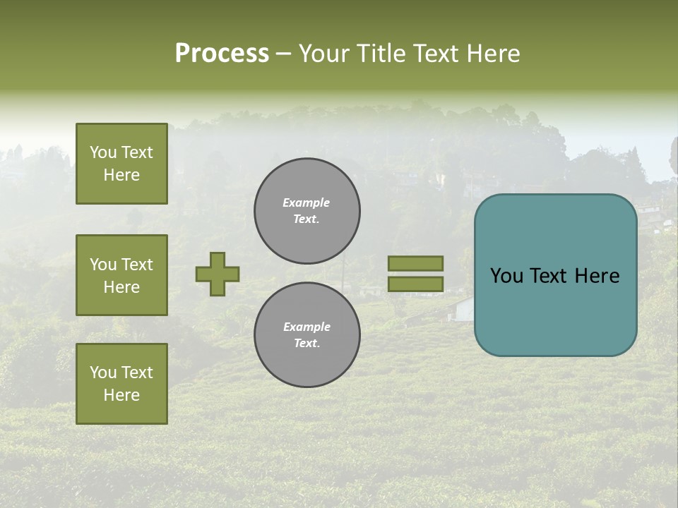 Fresh Agricultural Scene PowerPoint Template