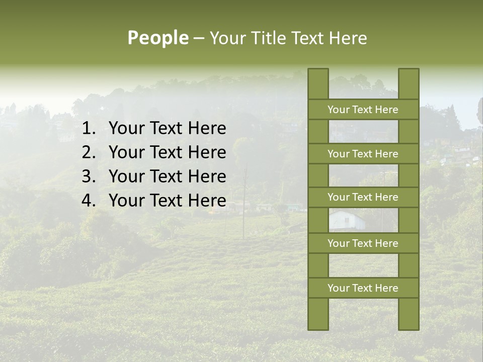 Fresh Agricultural Scene PowerPoint Template