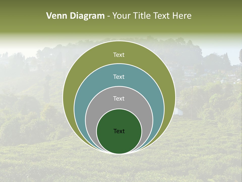 Fresh Agricultural Scene PowerPoint Template