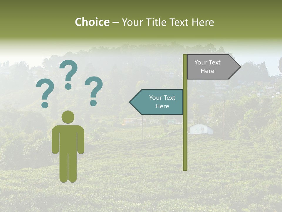 Fresh Agricultural Scene PowerPoint Template