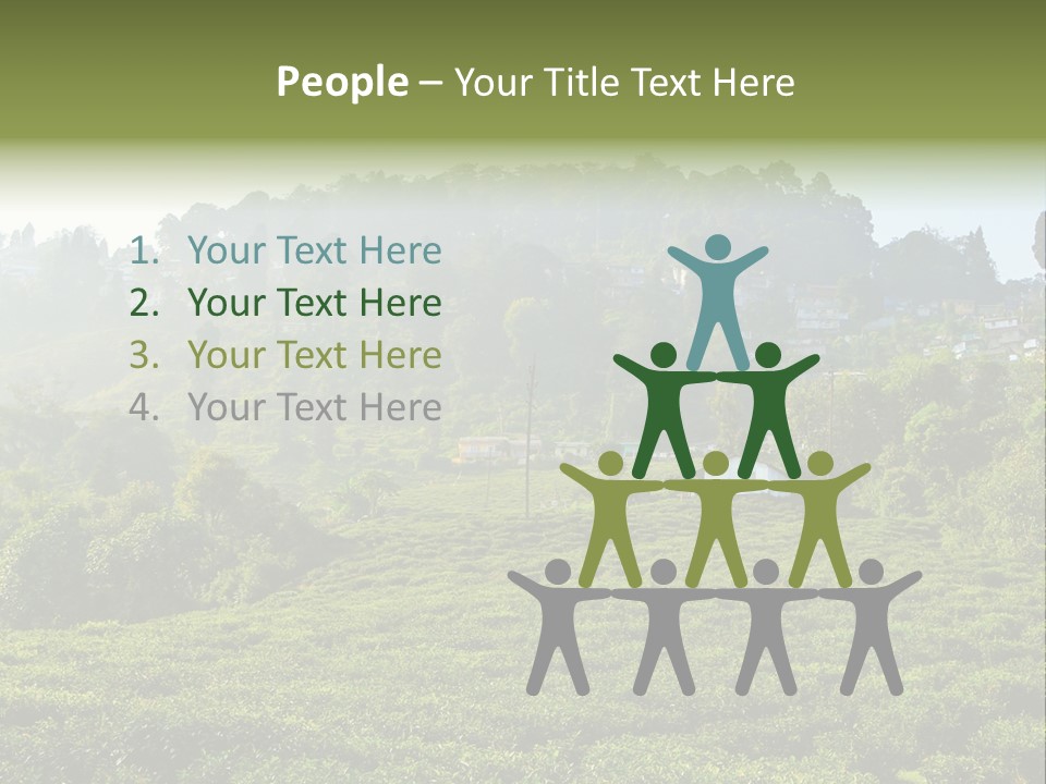 Fresh Agricultural Scene PowerPoint Template