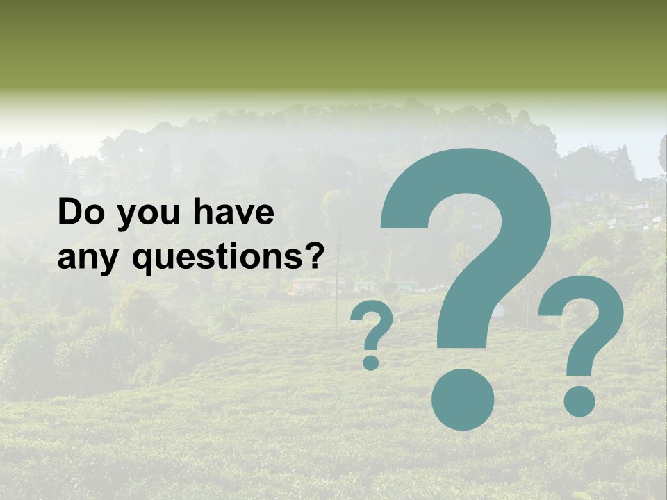 Fresh Agricultural Scene PowerPoint Template