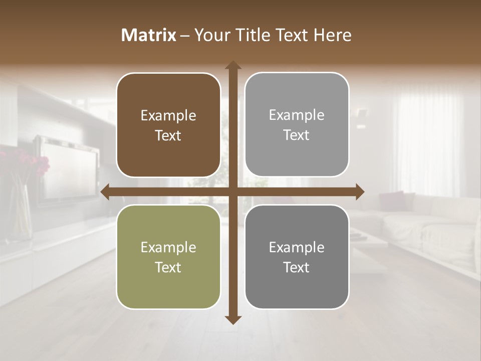 Furniture Wood Fixtures PowerPoint Template