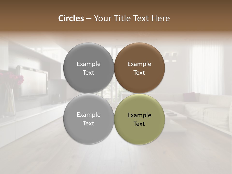 Furniture Wood Fixtures PowerPoint Template