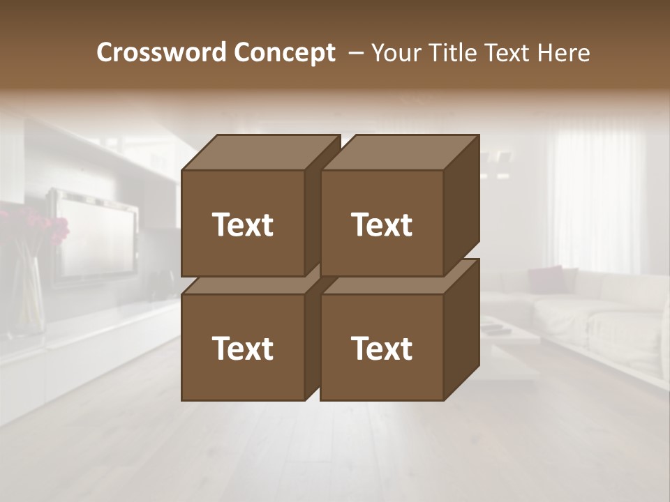Furniture Wood Fixtures PowerPoint Template