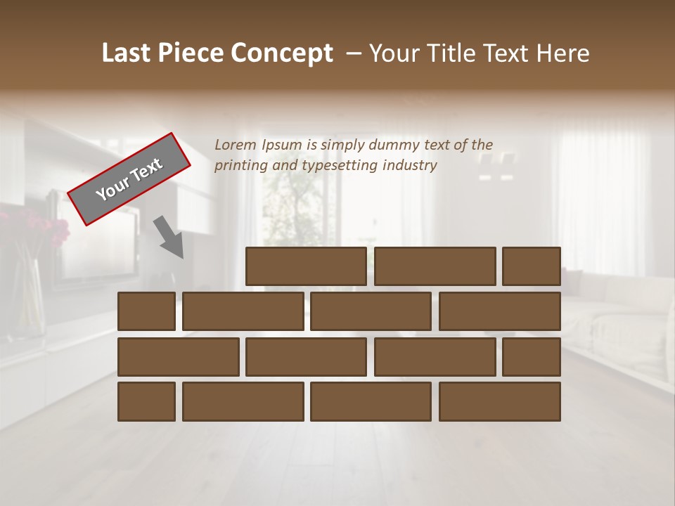Furniture Wood Fixtures PowerPoint Template