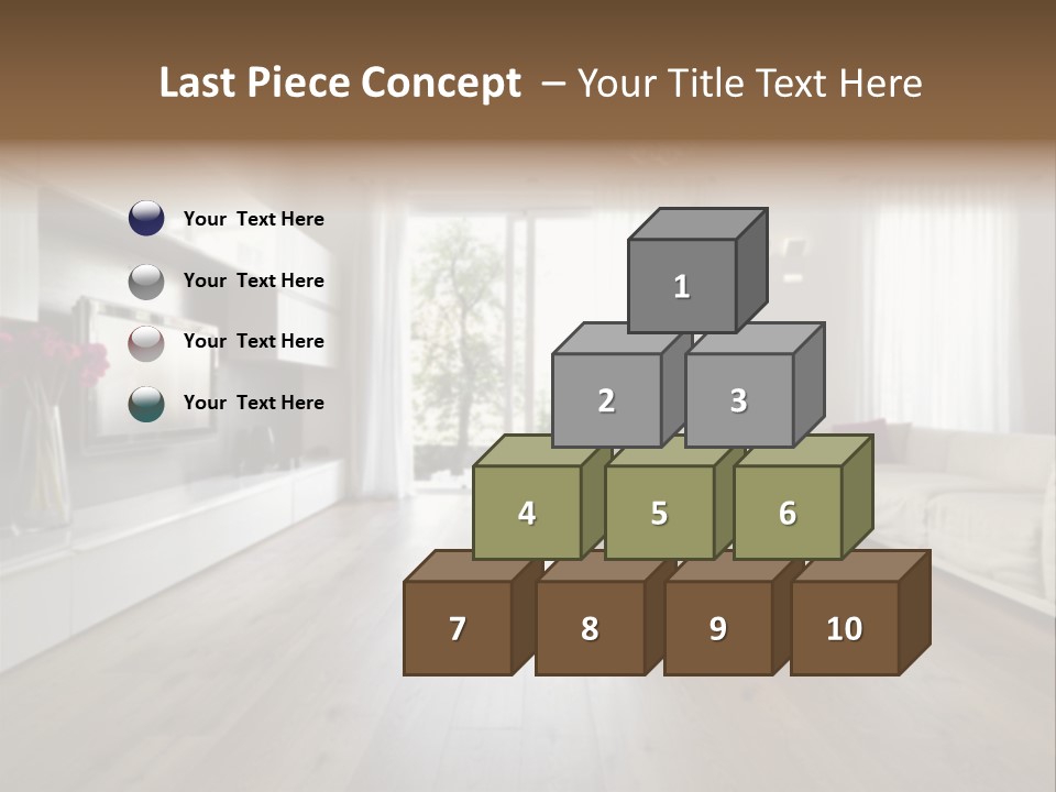 Furniture Wood Fixtures PowerPoint Template